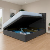 Prague Side Lift Ottoman Divan Bed - Ottoman - Midas Beds